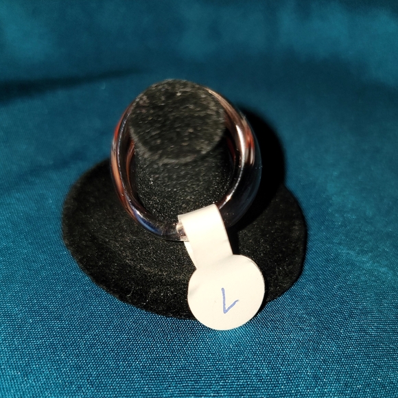 NEW Elegant Floral Murano Glass Ring - Picture 2 of 3